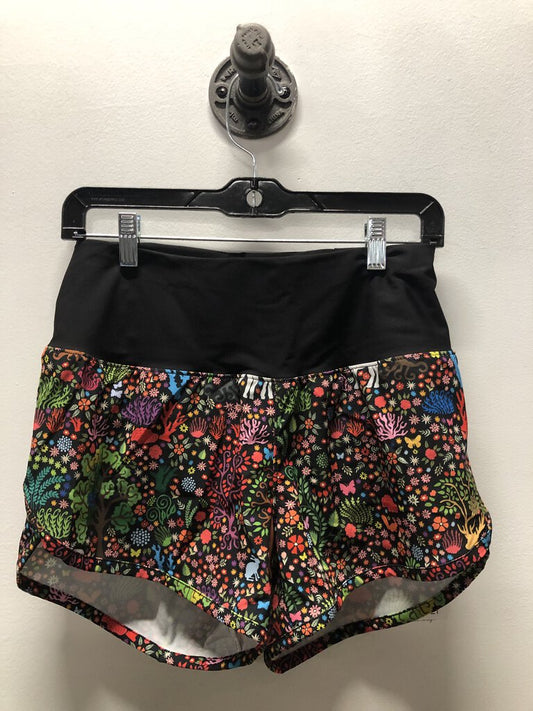 Shredly Athletic Short, Black/Unicorn Floral, Women's S