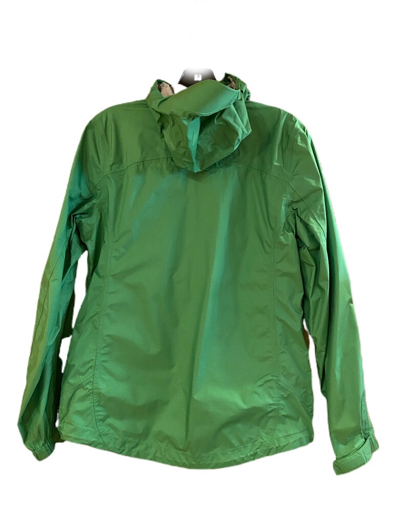 LL Bean Rain Jacket, Green, Womens XS (small smudge)