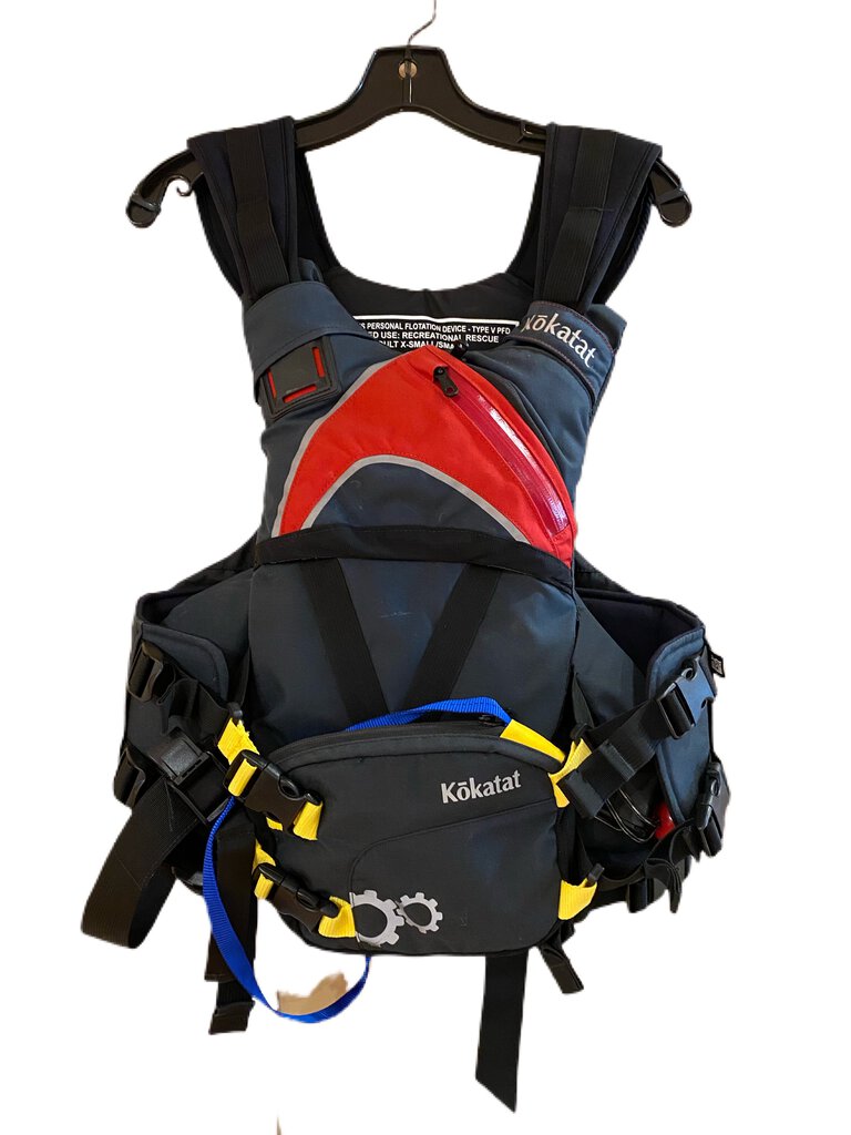 Kokatat Rescue Type V PFD, Black/Red, Size S / XS