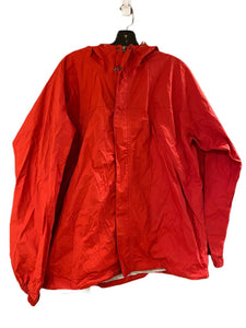 LL Bean Rain Jacket, Red, Mens L
