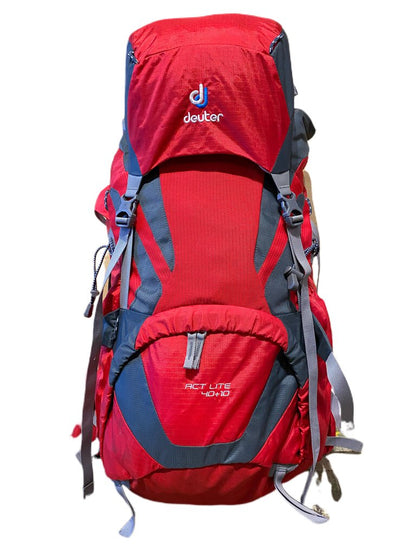 Deuter Act Lite 40 + 10 Pack, Red/Grey