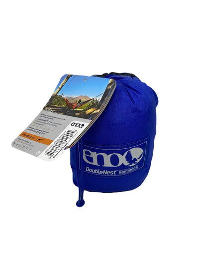 ENO Doublenest Hammock, Blue/Grey (Unused w/ tags)