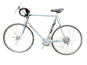TREK 022 Vintage 12-Speed Aluminum Frame Bike, 25.5" frame, Light Blue