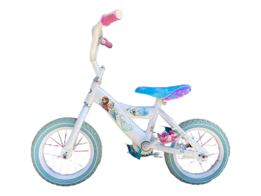 Huffy Kids Bike, White/Frozen, 12